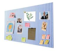 Bacheca decorativa in feltro,Bacheca in Sughero Sentito, 40x60 cm Bacheca da parete Adesiva con Puntine, Lavagna Sughero per Foto e Appunti in Casa e Ufficio