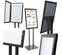 BACHECA ESPOSITORE PORTA MENU DA PAVIMENTO PER ESTERNO FORMATO 4XA4 LOCANDA BAR