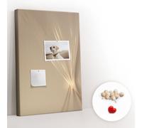 Bacheca Facile apprendimento Per imparare Scuola + 100 pin 40x60 Luce astratta