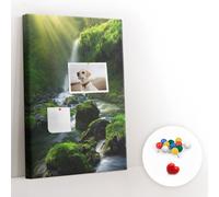 Bacheca Facile apprendimento Per imparare Scuola 40x60 Cascata con rocce