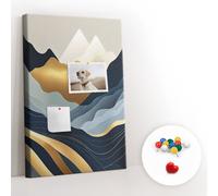 Bacheca Facile apprendimento Per imparare Scuola 40x60 Montagne astratte