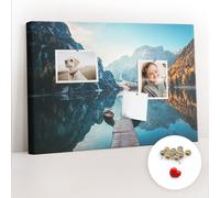 Bacheca Facile apprendimento Per imparare Scuola 60x40 Barche su un lago