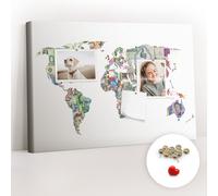 Bacheca Facile apprendimento Per imparare Scuola 60x40 Mappa delle banconote