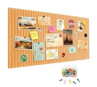 Bacheca in feltro grande autoadesiva, 60 x 40 cm, grande lavagna in sughero personalizzata, in feltro, lavagna pieghevole con nastro adesivo, per casa, cucina, ufficio, scuola, spessore 0,9 cm