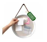 Bacheca in Sughero da Parete - Diametro 39 cm con Design Moderno