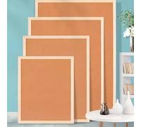 Bacheca in sughero multi-misura con cornice in legno massiccio, bacheca per avvisi e messaggi per casa, ufficio, cucina, esposizione di foto a parete e bacheca delle visioni 30*40cm*1,40*60CM*1,60*90C