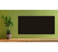 Bacheca in sughero nero 80x40 cm cornice in legno NERO