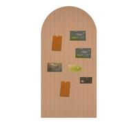 Bacheca in sughero pieghevole, 119,4 x 61 cm, spessore 0,9 cm, grande bacheca in feltro con adesivo adesivo, bordi rotondi, pannelli da parete per ufficio, camera da letto, soggiorno, lavagna