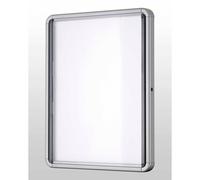 Bacheca per interni - fondo magnetico bianco - 9 fogli A4 - verticale - Nobo