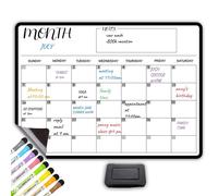 Bacheca Messaggi Alta Qualità Magnetica To Do List Bianca 29,7x42cm Cancella Se