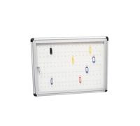 Bacheca murale portachiavi - 45x60 cm - 90 posti chiave - Metalplus