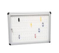 Bacheca murale portachiavi - 45x60 cm - 90 posti chiave - Metalplus