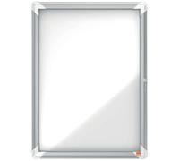Tavola di sughero Nobo Bianco Alluminio