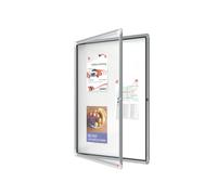 Bacheca per interni - fondo magnetico bianco - 9 fogli A4 - verticale - Nobo