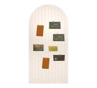 Bacheca Pieghevole 60x40 cm, Lavagna ad Arco in Feltro Spessore 0,9 cm, Lavagna Grande in Sughero con Adesivo Adesivo, Pannelli Decorativi da Parete per Ufficio Soggiorno. (beige, 120x60cm)