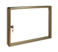 Bacheca porta avvisi 55x40cm in alluminio con serratura BC/2