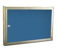 BACHECA PORTA AVVISI ALLUMINIO cm 55x73x5 (per 4 fogli A4 o 2 fogli A3)