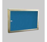 BACHECA PORTA AVVISI IDEAL STAR ALLUMINIO 55x37x5cm 2 fogli A4 o 1 foglio A3