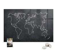 Bacheca Universale per Pub 120x60 Schema della mappa del mondo