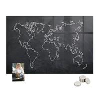 Bacheca Universale per Pub 90x60 Schema della mappa del mondo