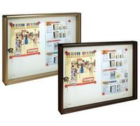 BACHECA VETRINA PORTA AVVISI ALUBOX BC/2 CM.L55xP5xH40