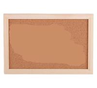 Bacheche in sughero, Bacheca in sughero, promemoria, bacheca in legno, singola e doppia faccia, dimensioni multiple for ufficio(Single Sided,L)