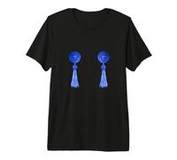 Bachelor Party Sexy Burlesque Blu Nappa Pasties Maglietta Premium