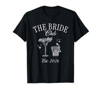 Bachelorette Party The Bride Club, EST 2026 Bride Maglietta