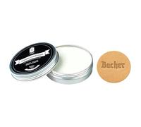 Bacher Pasta per Coramella - Bianca 5000, 2-2,5 µm - Coltelli - 100 g | Morbida, non va scaldata | Cera d'api, lanolina | Rasoi, scalpelli, sgorbie | Resa 50-100 applicazioni | Applicatore in pelle