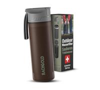 Bachgold® Borraccia filtrante professionale outdoor [650ml] con capacità di filtraggio di 1500L I Rimuove il 99,99% dei batteri e filtra virus, particelle e metalli pesanti I Per blackout e crisi