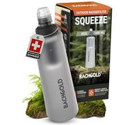 Bachgold® Squeeze Filtro Acqua - Ultraleggero Borraccia Filtrante con 500L Capacità | Rimuove Batteri, Virus & Microplastiche | per Campeggio, Sopravvivenza, Emergenza, Bushcraft (Bianco 1000ml)