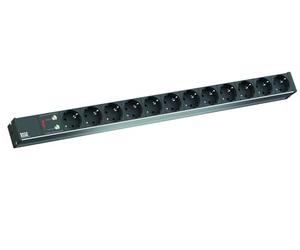 Bachmann 105332 ALU 1HE 12 contatti di protezione con ÜSS 6,5 kA