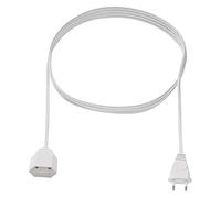 Bachmann 233.285 Alimentazione Prolunga 2.5 A Bianco 3.00 m H03VVH2-F 2X 0,75