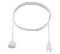 Bachmann 233.285 Alimentazione Prolunga 2.5 A Bianco 3.00 m H03VVH2-F 2X 0,75