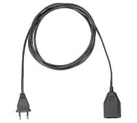 Bachmann 233186 233.186 Alimentazione Prolunga 2.5 A Nero 5.00 m H03VVH2-F 2X 0