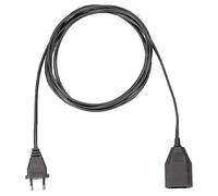 Bachmann 233186 233.186 Alimentazione Prolunga 2.5 A Nero 5.00 m H03VVH2-F 2X 0