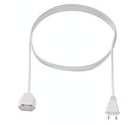 Bachmann 233286 233.286 Alimentazione Prolunga 2.5 A Bianco 5.00 m H03VVH2-F 2X