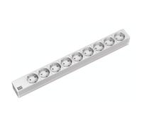Bachmann 333.401 19 pollici Multipresa per armadio rack 1 U Presa schuko Grigio