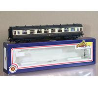 Bachmann 34-125 GW GWR Crema Cioccolato Collett 1st 3rd Classe Coach 7001 Boxed