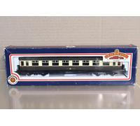 Bachmann 34-125A GW GWR Crema Cioccolato Collett 1st 3rd Classe Coach 7003 Ol