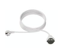 Bachmann 341287 341.287 Alimentazione Prolunga 16 A Bianco 4.00 m H05VV-F 3G 1,