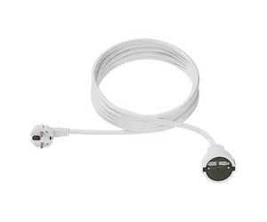 Bachmann 341287 341.287 Alimentazione Prolunga 16 A Bianco 4.00 m H05VV-F 3G 1,