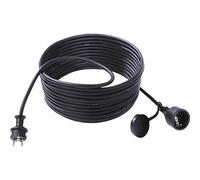 Bachmann 343.171 Verlängerung H07RN-F 3G1.50mm² sw Cavo Prolunga 10 m 3-pole VDE