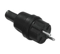 Bachmann 740.002 Spina di contorno Gomma, Silicone 250 V Nero IP44