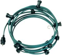 Bachmann 740.006 Catena di Luci con Spina, Connettore e 20 Porta Lampade