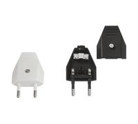 Bachmann 900.011 Spina Euro Plastica 250 V Bianco IP20