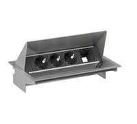 Bachmann 900.400 Coneo Set Einbaurahmen U.4-Fach Steckdosenleiste (900.400)