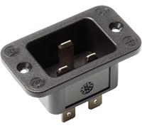 Bachmann 917.173 Presa Schuko, 250 V, Nero