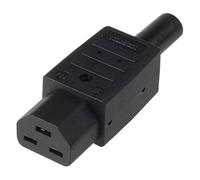 Bachmann 918171 918.171 Connettore IEC 764 Presa Tot poli: 2 16 A Nero 1 pz.