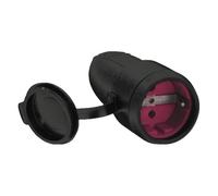 Bachmann 919.176 Presa di sicurezza Gomma, Silicone Nero IP20, IP44